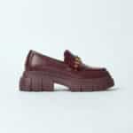 Gaelle Paris Moccasin In faux leather Bordeaux