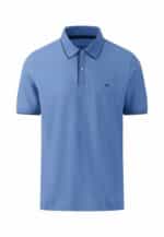 Fynch Hatton Polo Modern Fit Supima Pique Crystal Blue