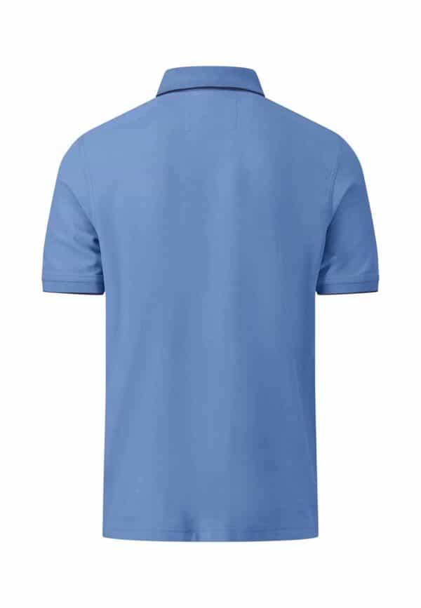 Fynch Hatton Polo Modern Fit Supima Pique Crystal Blue