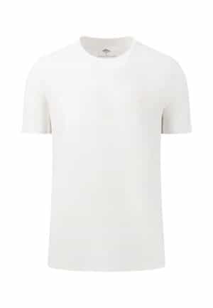 Fynch Hatton T-Shirt With Round Neck White