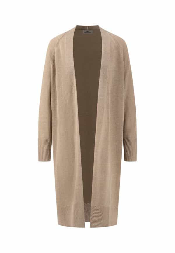 Fynch Hatton Cardigan Knit Plain Safari Beige