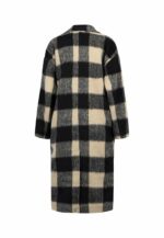 Fynch Hatton Coat Wool Check Black